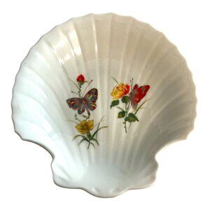 Vintage Takahashi San Francisco Shell Dish – Hand Decorated – Made in Japan – 5.
